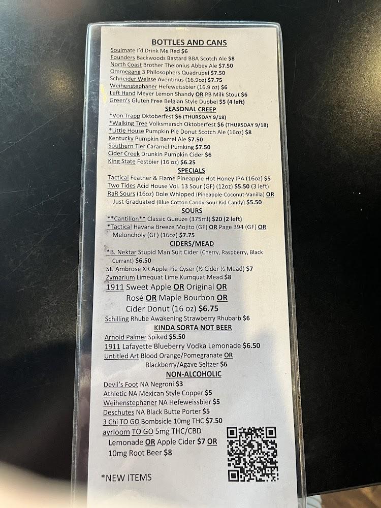 The Brown Dog Menu image 3